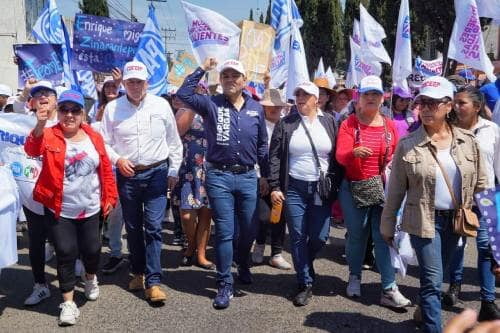 Recibe candidato a Senador Enrique Vargas del Villar, apoyo total en Toluca